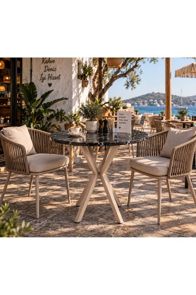 Genel Markalar Kalınlaştırmalı Mutfak Cafe Balkon Bahçe Restoran Yemek Masası...