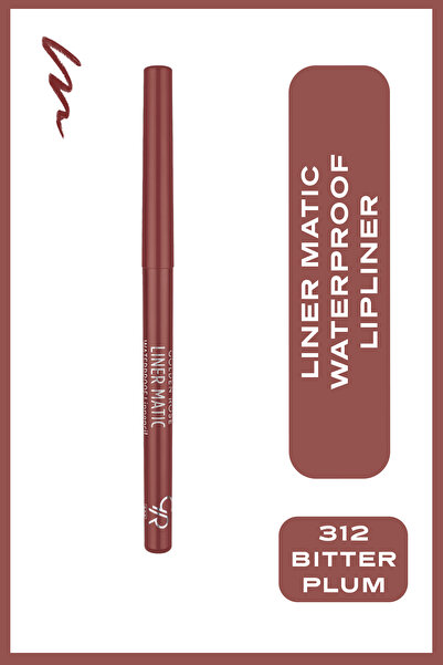 Golden Rose Liner Matic Waterproof Lippencil - Suya Dayanıklı Dudak Kalemi No...