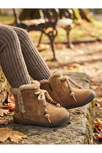 Marco Kids Rega Girl's Winter Boots Nubuck Leather Flexible and Orthopedic Sole