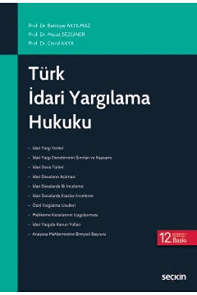 Seçkin Yayıncılık Türk İdari Yargılama Hukuku