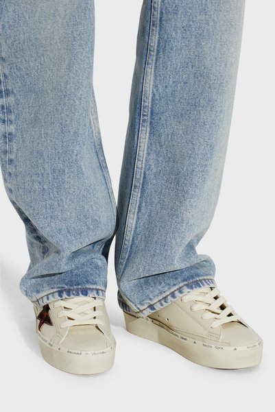 Golden Goose Logolu Deri Sneaker Ayakkabı Kadın AYAKKABI GWF00118.F008758.15992