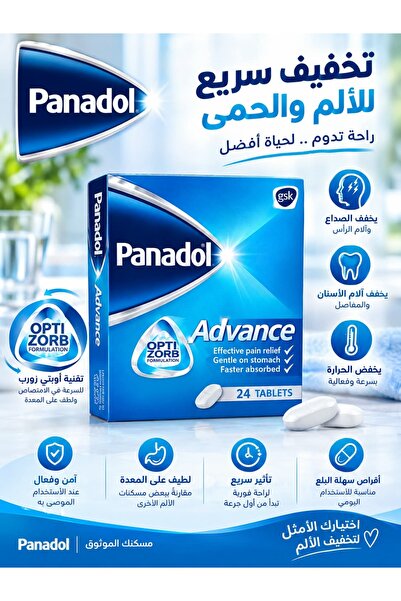 Panadol Advance 500mg Tablets 24