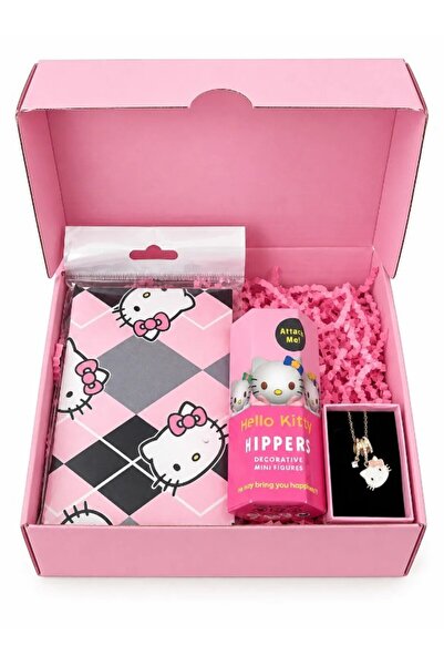 deryora Hello Kitty Temalı Özel Hediye Seti Pembe Hediye Kutulu Sevimli Dekor...