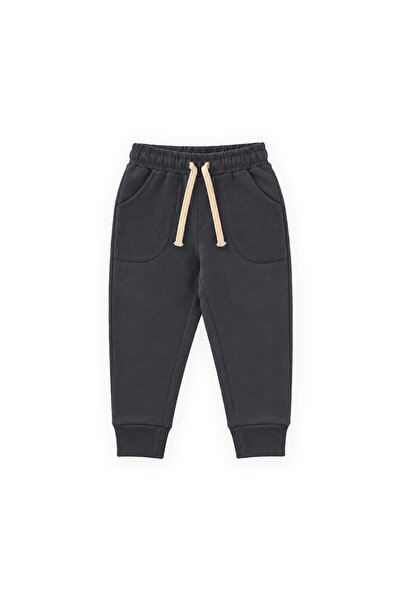 Cigit Corded Pocketed Tracksuit 2-9 Years Anthracite