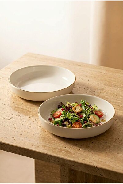 Tulu Porselen Modern 2 Parça 20 cm Bowl Kase