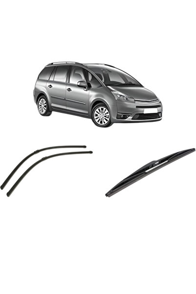 Bosch Σετ 3 υαλοκαθαριστήρων CITROEN C4 GRAND PICASSO I (UA_) 2006-2013, για ...