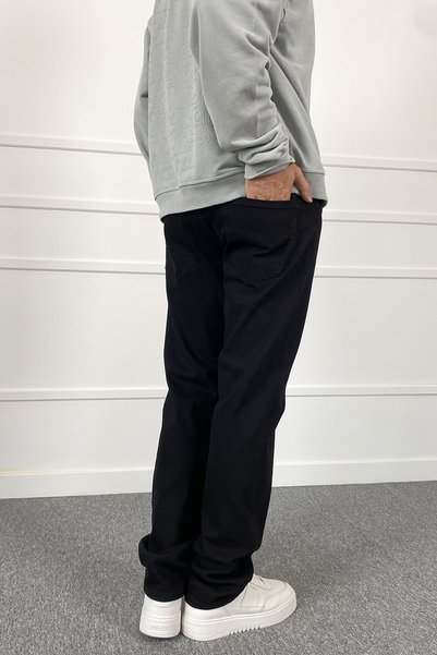 Alışveriş Sokağı Slim Fit Black Jean - Denim Trousers