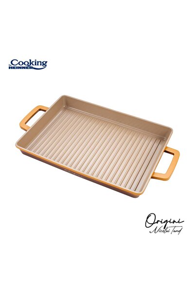 Heinner Tavă de grătar din aluminiu, 36 x 26.4 x 4 CM, Originii, Pentru gătit...