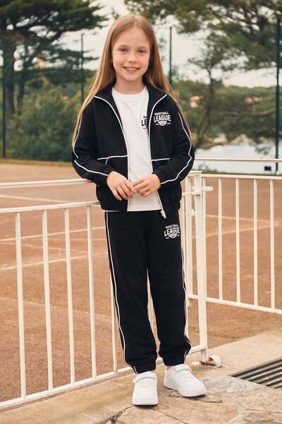 Fulla Moda League Printed Zippered 3-Piece Girls' Set