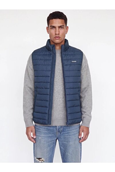 Jack & Jones Jjelvis Light Bodywarmer Collar Navy Men's Vest 12299201