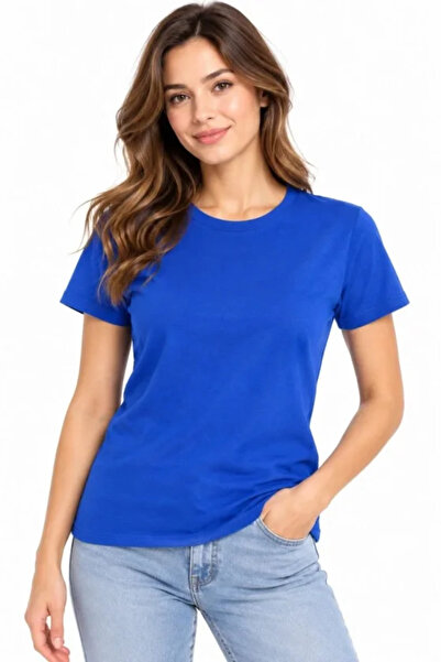JANES Basic T-Shirt Crew Neck Short Sleeve Casual Summer Slim Fit T-Shirt