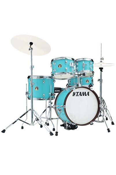 TAMA LJK56H5-AQB Club-JAM Aqua Blue 5 Parça (16B/8T/10T/12F/12S) Sınırlı Üretim Akustik Davul Seti