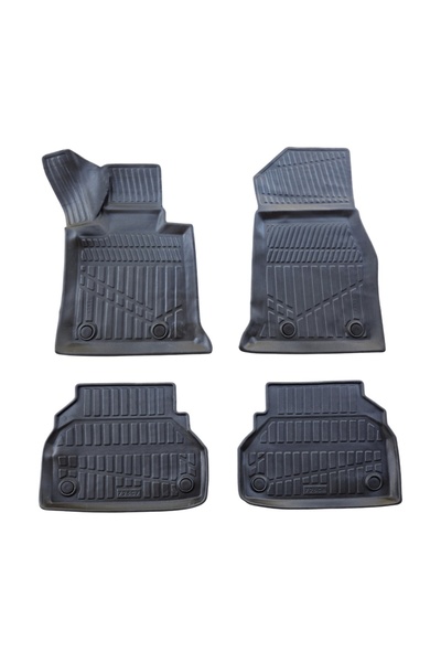 DELUXETUNING Set covorase auto cauciuc BMW Seria 5 E39 1996-2003, forma tavit...
