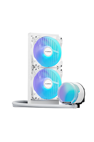 TCOMAS LE100 240mm AM5/LGA1851 Uyumlu Beyaz Sıvı Soğutucu (LE100N2WH24DUS)