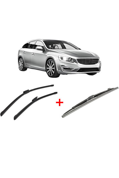 Bosch Set de 3 ștergătoare VOLVO V60 I (155) 2010 - 2018, pentru parbriz și l...