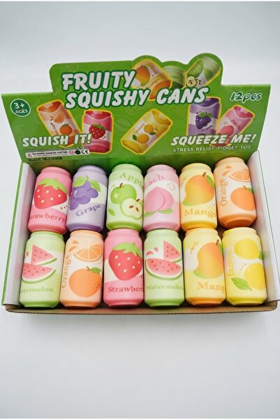 vattara Fruit Squısh Meyve Suyu Sukuşi Yeni Seri Squısh Stres Oyuncağı 1 Adet Karışık olarak gönderilecektir