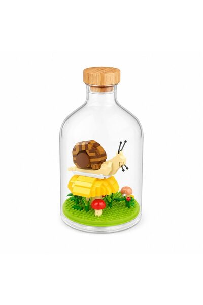 Flippy Decorative Glass Building Set, Flippy, Snail Model, Creative and Educa...