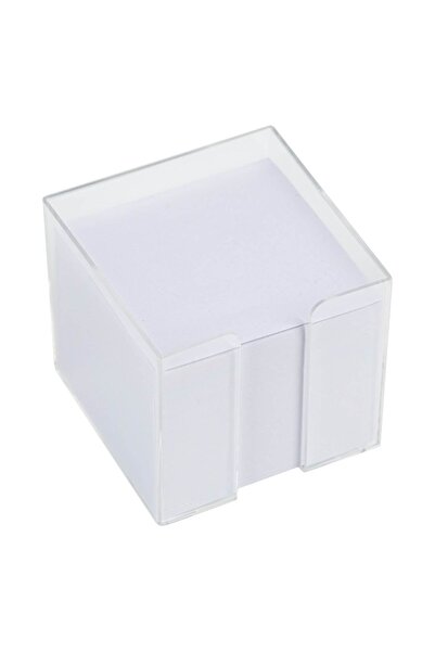 OEM Notite Albe in Cutie din Plastic 8.5x8.5cm - 700F - Adezive Rezerve Supor...
