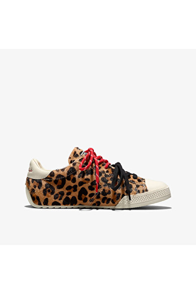 Converse Chuck Taylor LO Unisex Kahverengi Leopar Desenli Sneaker