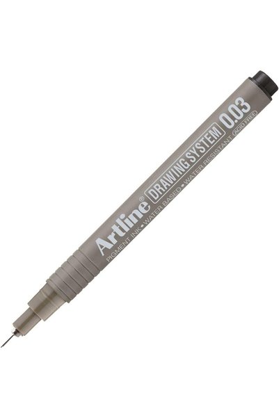artline Drawing System Teknik Çizim Kalemi 0.03mm / EK2303 - 1 ADET SİYAH