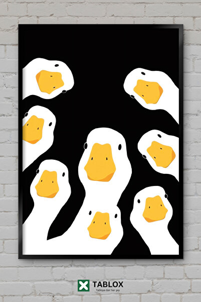TABLOX Untitled Goose Game Παιχνίδι Goose Komik Action Puzzle Διακοσμητικός π...