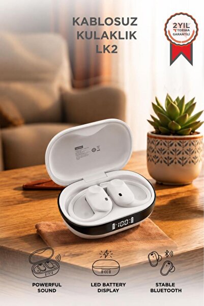 LENOVO Thinkplus Bluetooth Kulaklık Akıllı Dijital Göstergeli 5.4 Kablosuz Ku...