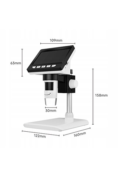 Inskam Microscop Digital cu Mărire 1000x Full HD 1080p Ecran LCD de 4.3 " LED...