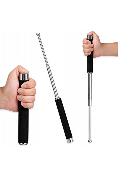 NO BRAND BASTON TELESCOPIC DE POLIȚIE DIN OȚEL 26 " (64 CM) + HUSĂ PENTRU AUT...