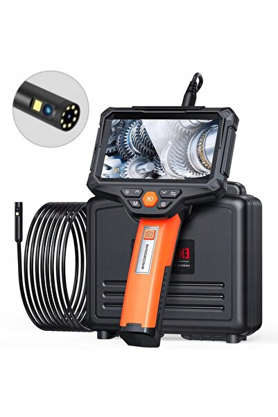 NO BRAND Cameră endoscop de inspecție INSKAM G51 4400mAh 2x FULL HD DUAL 5.5m...