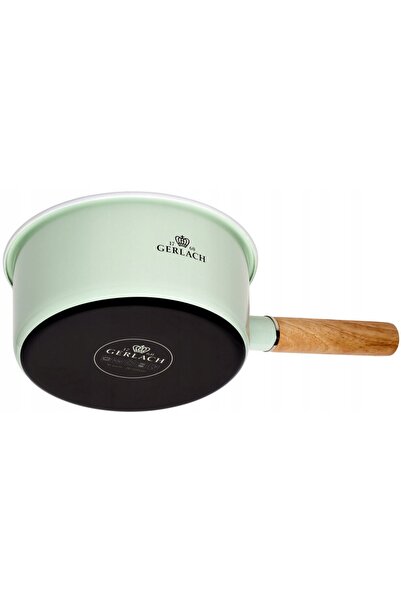 Gerlach Rondel Natur Emailat 18 cm Verde Pastel