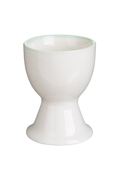 OEM Suport New Bone Alb cu Margine Verde Menta pentru Ou Ø5x6.5cm