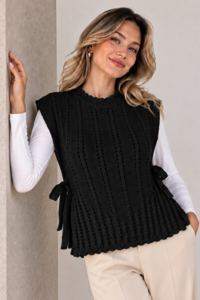 benguen Acrylic Knitwear Sweater N521 Black