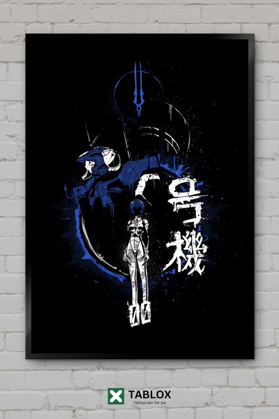 TABLOX Αφίσα Evangelion Anime Manga Mecha Robot Eva, Διακοσμητικός Πίνακας MD...