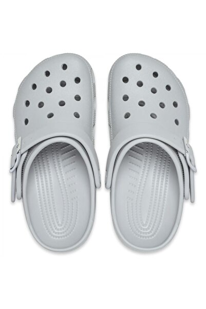 Crocs 213543 Classic Metallic Buckle Clog Gri Unisex Terlik