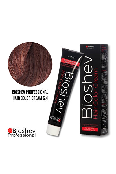 Bioshev HAIR COLOR CREAM 6.40 ΞΑΝΘΟ ΣΚΟΥΡΟ ΧΑΛΚΙΝΟ 100ML