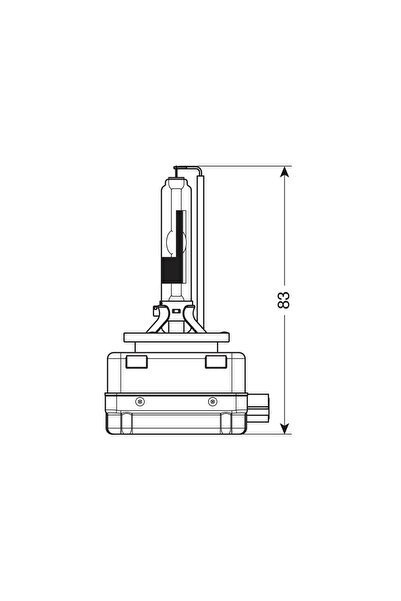 Lampa D3R SUPER VISION 4300k 6000k 8000k 10000k 35W BULBĂ XENON 1 buc.