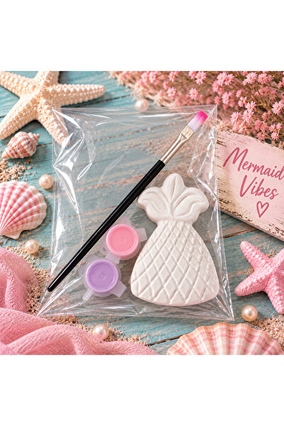 magnocandles 15 Adet - Deniz Kızı Kuyruğu / Taş Boyama Seti, kendin yap, Dıy,...