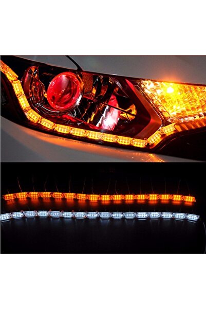 BDS LUMINI DE ZI CU LED (DRL) - BANDĂ LED FLEXIBILĂ CU SEMNALIZARE DYNAMICĂ 5...
