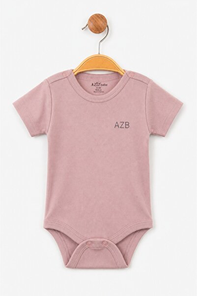 Aziz Bebe Baby Boy Girl 100% Cotton Bodysuit & Bodysuit with Snap Fasteners