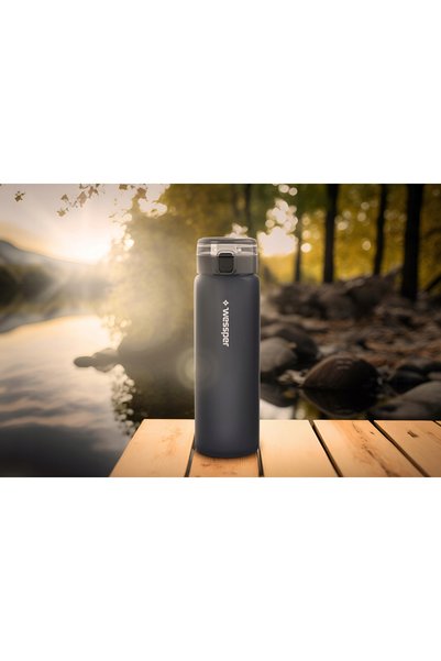 Wessper Sticlă cu filtru ActiveMax Clarti 0.68l grafit + 1x Filtru