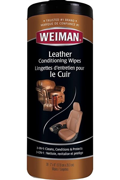 Weiman Leather Wipes - 30 ct