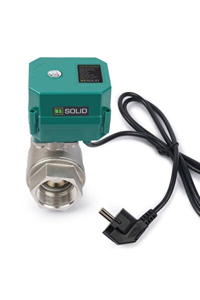 U.S.SOLID Robinet cu bila motorizat U.S. Solid, 1-1/2 inch, 230V AC, Inox SS3...