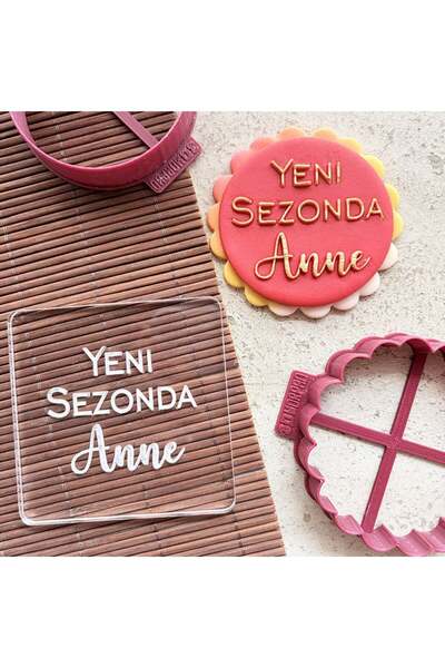 Yeni Sezonda Anne – MorphoMark Kabartma Baskı Şeker Hamuru Kalıbı