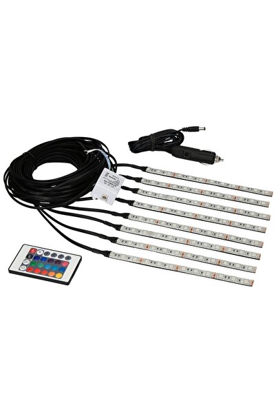 Aqualed Bandă luminoasă LED RGB pentru interior auto, 3m, 8x12