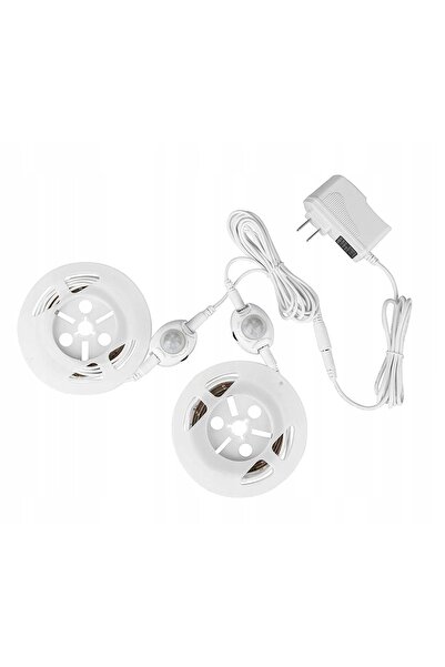 NO BRAND Bandă LED cu senzor de mișcare PIR pentru dulap, mobilier, sub pat, ...