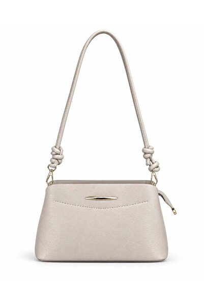 Madamra Mink Women's Knot Detailed Strap Daily Shoulder Bag Stylish Bag with ...