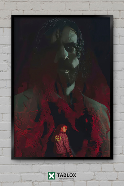 TABLOX Alan Wake Video Game Horror Thriller Αφίσα του συγγραφέα με κορνίζα Δι...