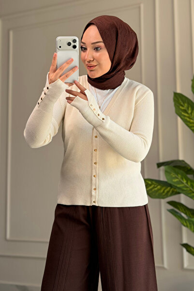 Suede Style 44321 - Stylish Comfortable Soft Cotton-Polyester Women's Knitwea...
