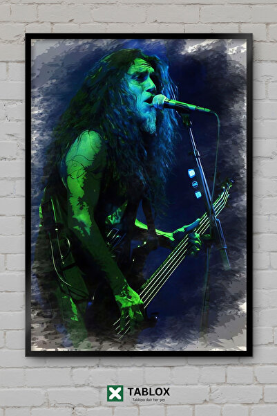 TABLOX Tom Araya Slayer Singer Metal Music Song Frame Διακοσμητικός πίνακας ζ...