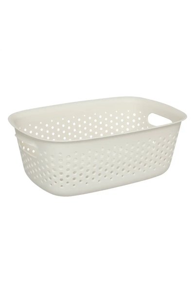 5FIVE Laundry Basket (Beige, 3.5 L)
